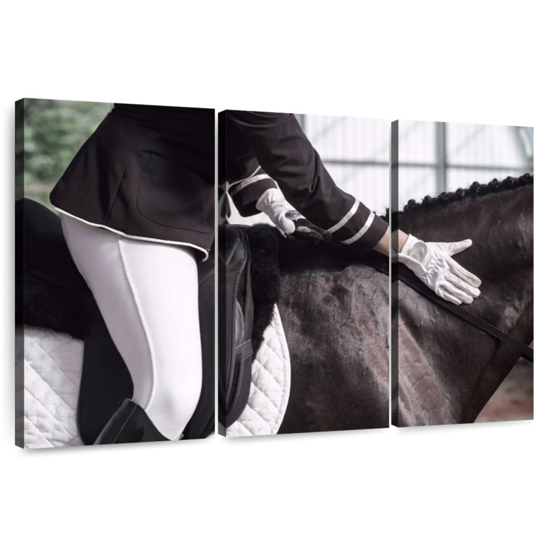 Sireci Jockey On Horseback, 48" H x 74" W