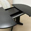 Table de salle à manger pour table de ferme ovale extensible 59 x 43 po