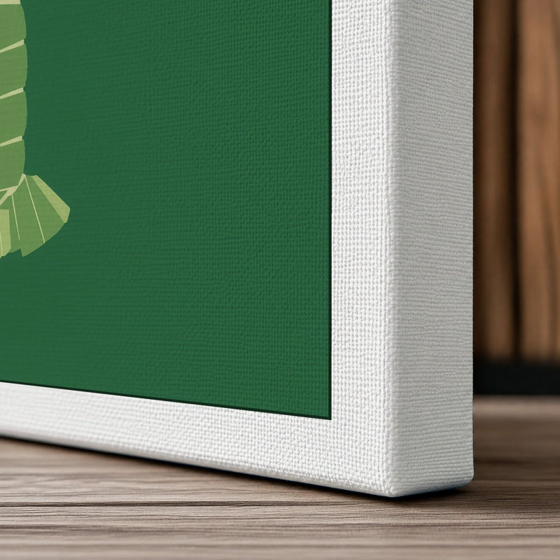 Lobster Study Botanical - Wrapped Canvas, 30x20 - 76.2 x 50.8 cm, White Border