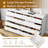 10-Drawer 55.14" Dresser With Drawers In 2 Sizes-691891644