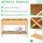 43x18x30in Raised Garden Bed with 8 Pockets and Shelf, Wooden Elevated Planter Box with Legs to Grow Herbs, Vegetables, and Flowers-2135365625