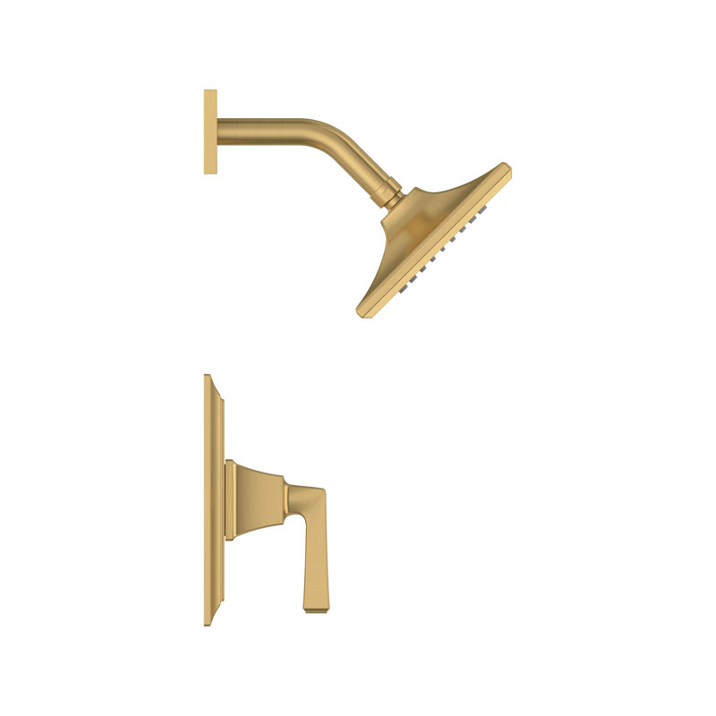 Complete Shower System, Gold