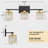 24'' 3 Light Gold Dimmable Vanity Light With Crystal Glass Shade-1182787827