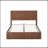 Queen Size Lift Up Storage Bed Frame, Wooden Corrugated Curved Lines, Hydraulic Storage/No Box Spring Needed.-1234996335