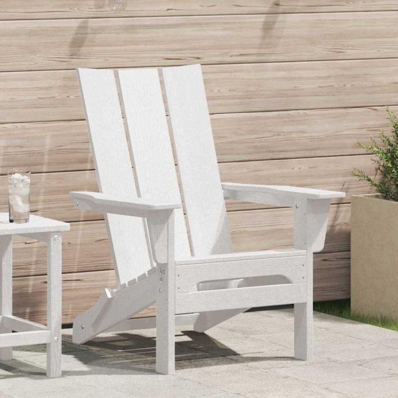 Outdoor Adirondack Chair, White
