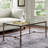 Helios Glass Top Coffee Table