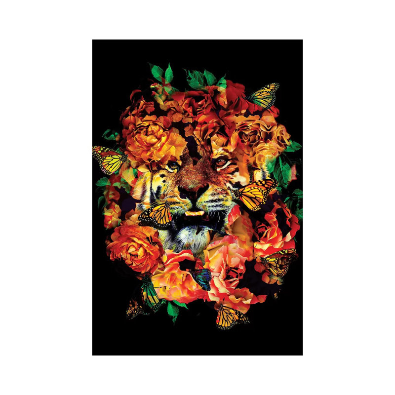 Wild Flowers by Nicebleed - Print on Canvas, Wrapped Canvas, 66.04cm H x 45.72cm W x 1.91cm D
