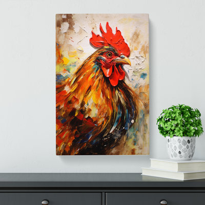 Rooster Contemporary - No Frame Print