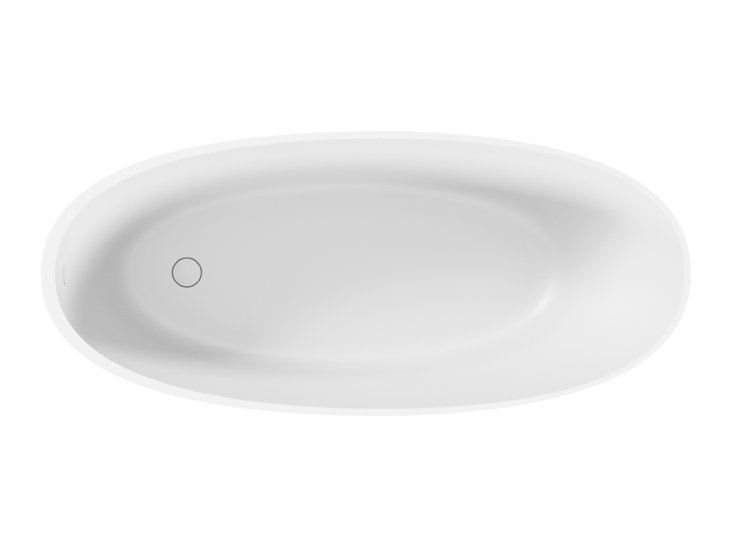 Acquabella Walker 1 Soaker Tub, Gloss White