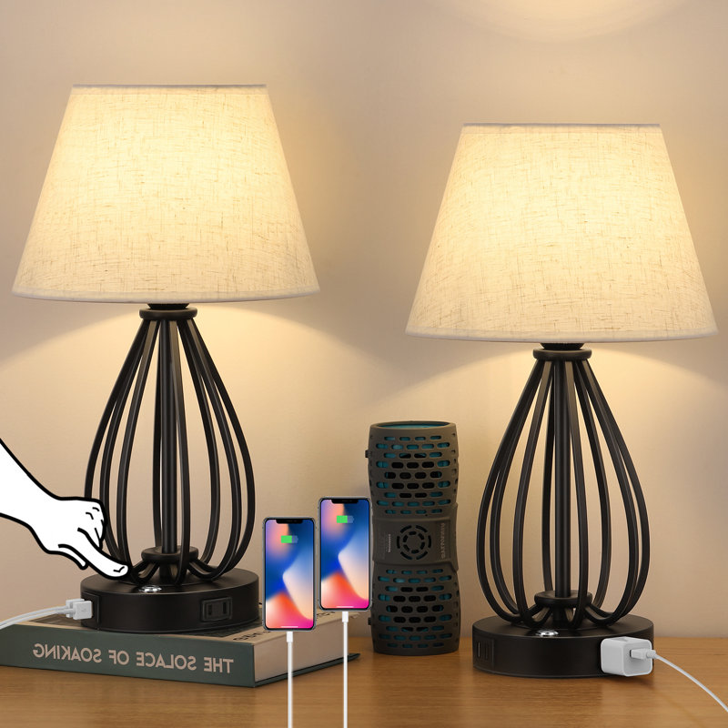 Metal USB Table Lamp