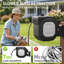 Enrouleur de boyau rétractable robuste 1/2 po x 135 pi HOZEREEL, dévidoir de jardin flexible résistant aux rayons UV - Enrouleur de boyau d'arrosage mural rétractable à fixation automatique