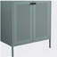 Meuble-lavabo autoportant de 30 pouces avec comptoir en céramique