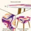 Ensemble de 2 tables basses gigognes Triangle