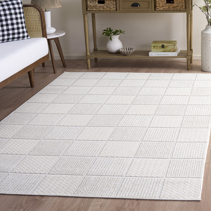 Veranda Performance Geometric Indoor Rug, Rectangle 5'3" x 7'6"