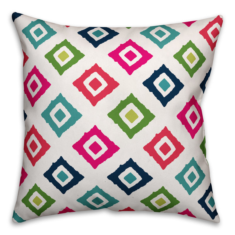 Geometric Outdoor Throw Pillow