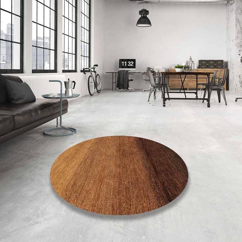 Abstract Indoor Rug, Round 6'