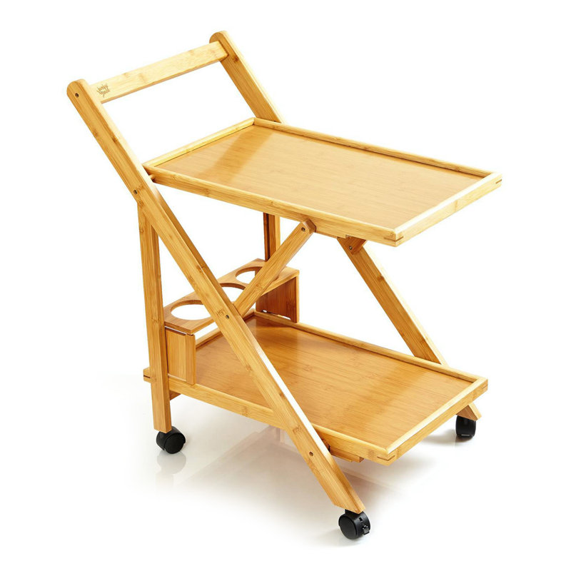 Wood Bar Cart