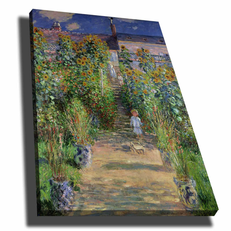 Claude Monet - peinture sur toile tendue