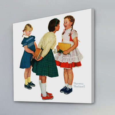 Missing Tooth by Norman Rockwell - 1 Piece Wrapped Canvas Painting