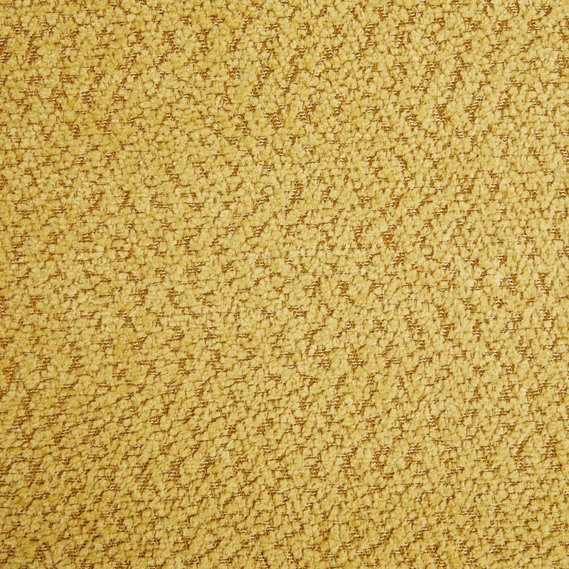 Mashawna Upholstered Chaise Lounge and Stool, Boucle Yellow