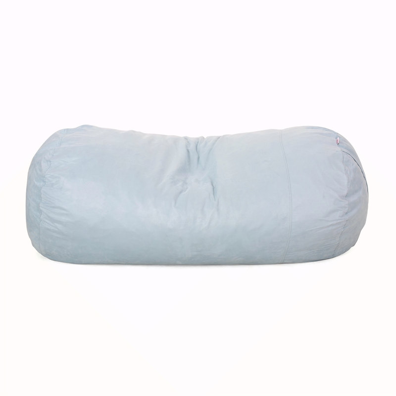 Microfibre cylindrique, H 34,11 po x l 84,11 po x P 48,11 po, Microfibre bleue 