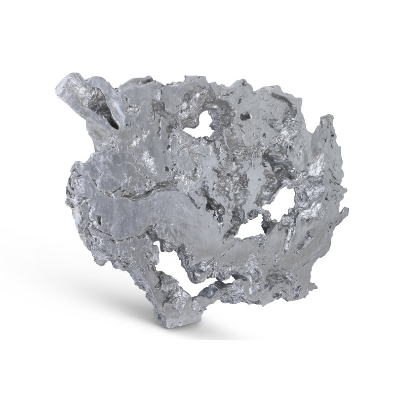 Décoration murale Cast Naturals Root Burled, Argent