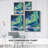 GeometricInCoolVI Framed Print - Solid Wood-960033729
