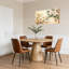 Ensemble de 1 tableau mural sur toile tendue représentant une fleur de magnolia-289681580