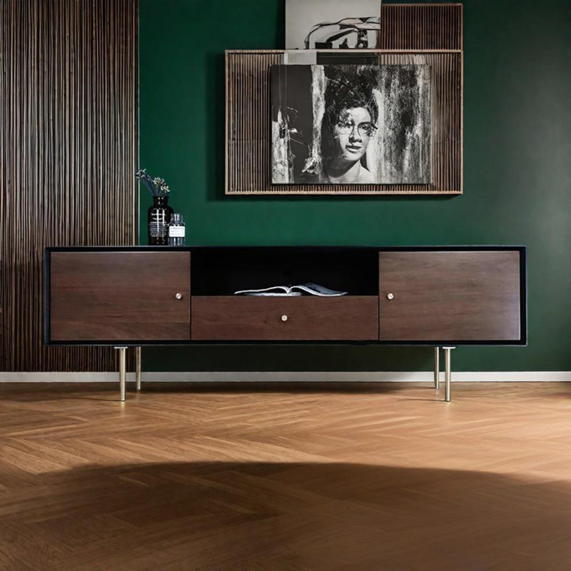 Meuble télé léger, luxueux, simple et moderne, H 23,6 po x L 78,7 po x l 15,7 po