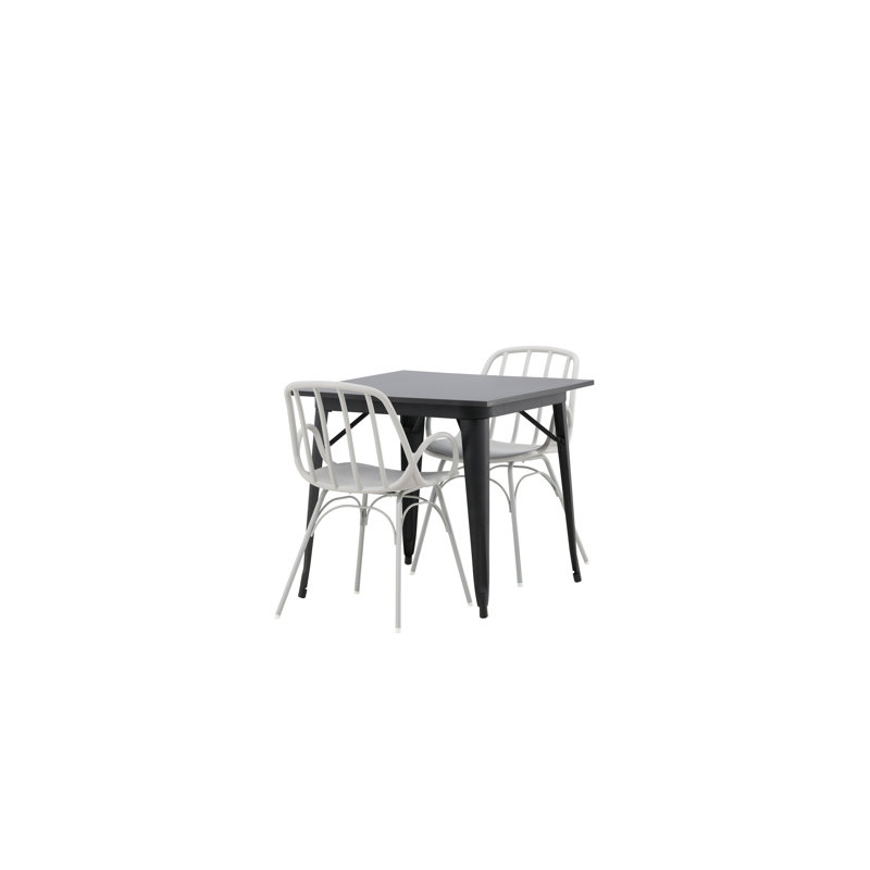 Timmons 2 - Person Dining Set, Greige, Greige
