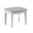 Contemporary Style 1Pc Vanity Set With 3Mm Mirror, LED Lights, Storage Drawers, Wooden Glides, And Padded Stool For Bedroom