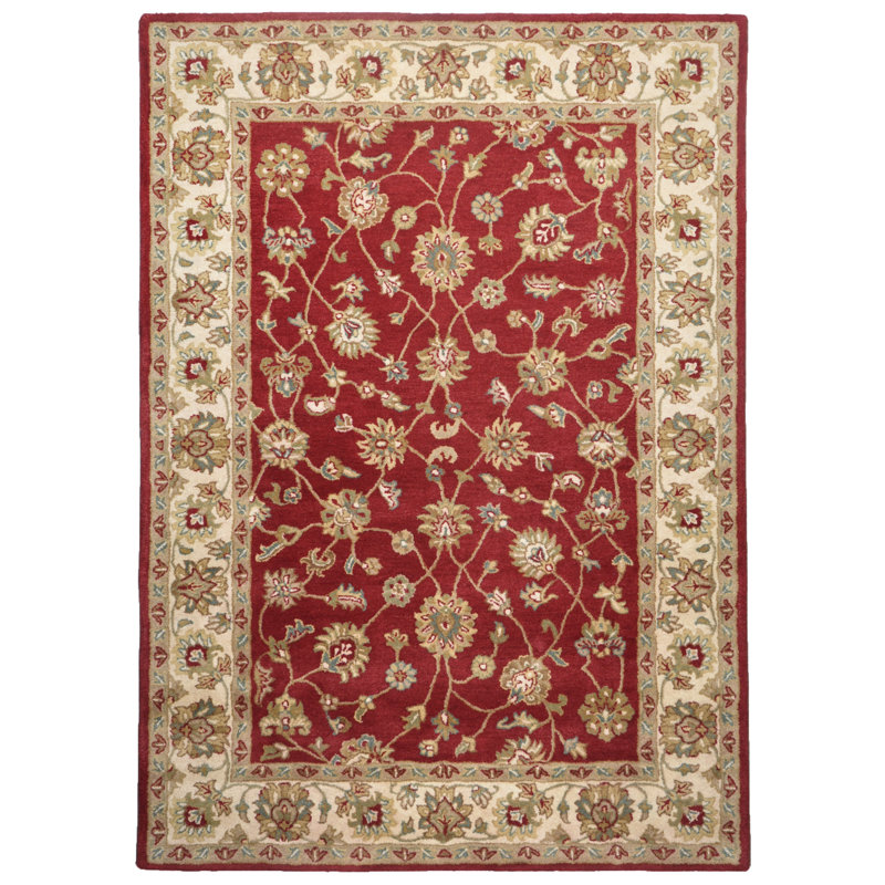 Handmade Giguere Wool Rug, Rectangular 70 x 140 cm