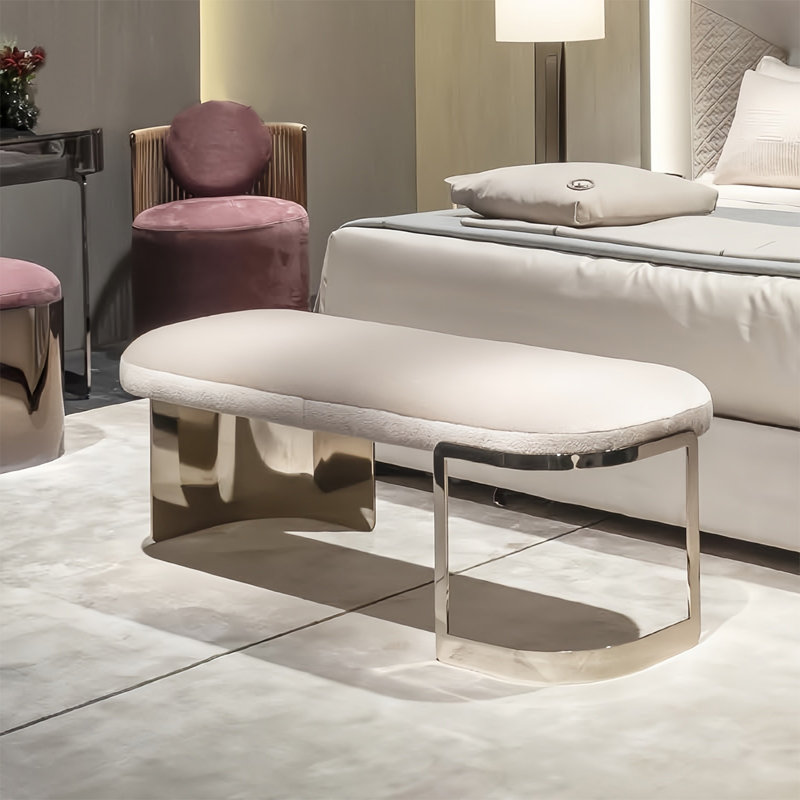 Eutha Fabric Upholstered Bench