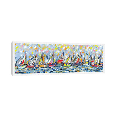 Diamond League by Joachim Mcmillan - Panoramic Painting on Canvas