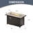 Cherra 24.7"H Outdoor Fire Pit Table