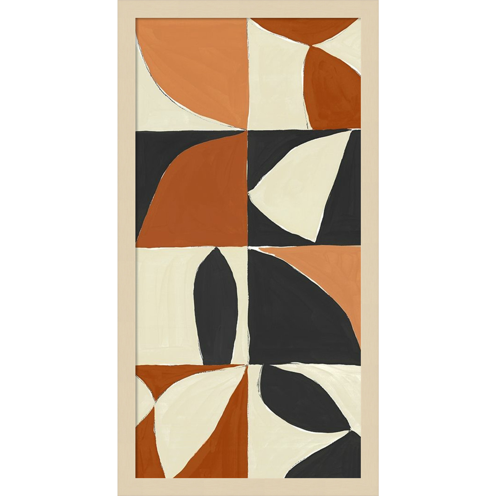 Honoring Matisse Warm by Isabelle Z, Brown, 25" H x 13" W x 1" D