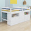 Lit mezzanine avec tiroirs, armoire et tablettes-1940507939