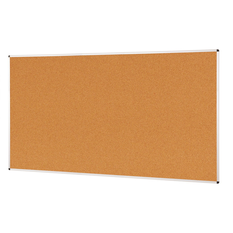 Wall Mounted Bulletin Board, 60 cm H x 90 cm W, Cork