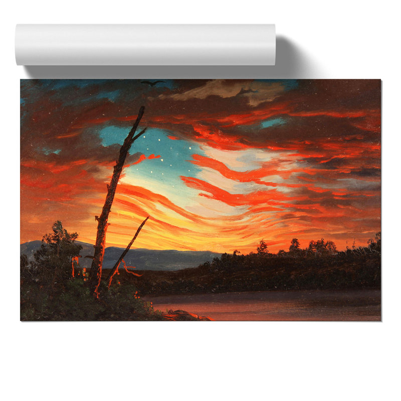 Our Banner in the Sky by Frederic Edwin Church - Frameless Print, 30cm H x 42cm W x 0.1cm D