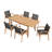Outdoor Extendable 6-person Dining Set-2104150119