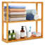 Arkoe Bamboo Bathroom Shelves