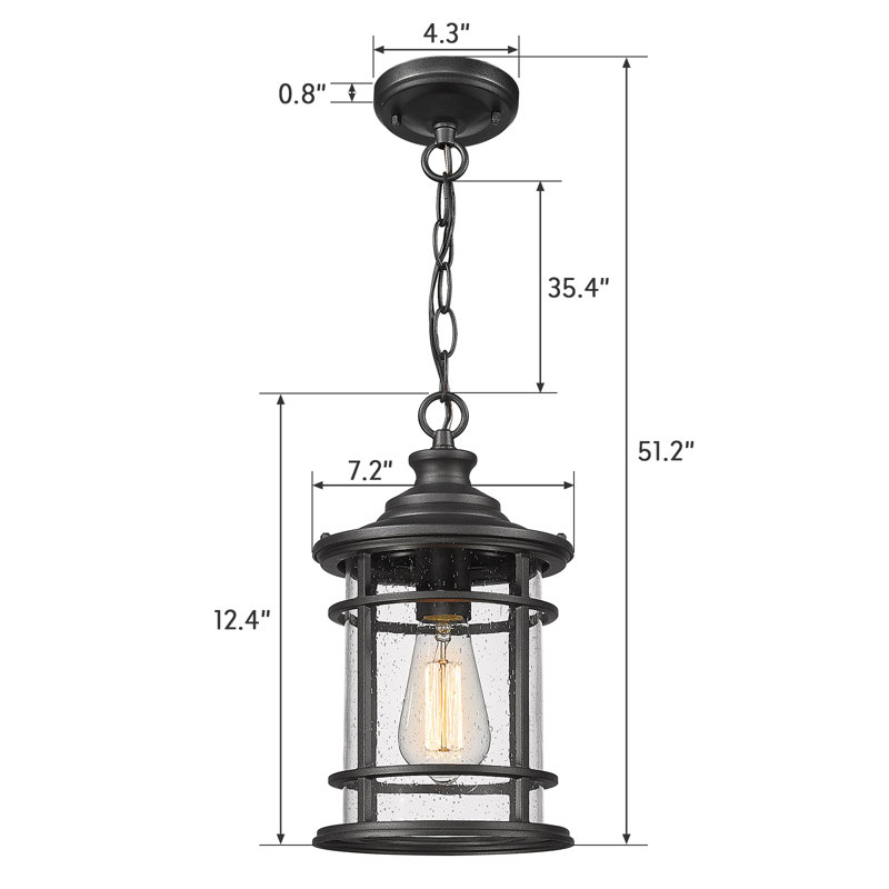 Heartwell Outdoor Hanging Lantern