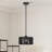 Asllan 1 Light Black Pendant