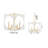 Transitional 8 Light Square Acrylic Pendant
