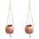 Pot suspendu en bois