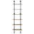 Mestas Industrial Style 6-Tier Wall Mounted Pipe Shelves