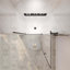 Porte de douche à pivot universelle avec construction durable et prévention des fuites fiable-131676152-131676151