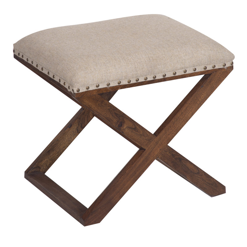 Iain Solid Wood Accent Stool