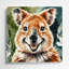 Faune, art mural beige en métal Quokka-1093292926