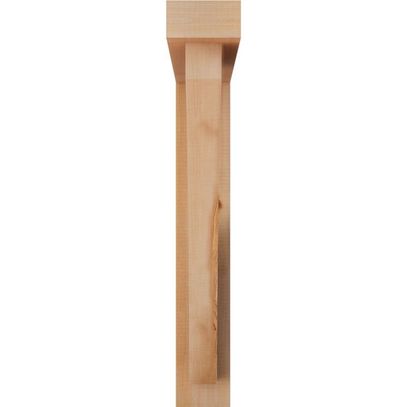 Support de bloc Thorton avec entretoise décalée, 26 x 26, Cèdre rouge occidental de l 4 po (scié brut)
